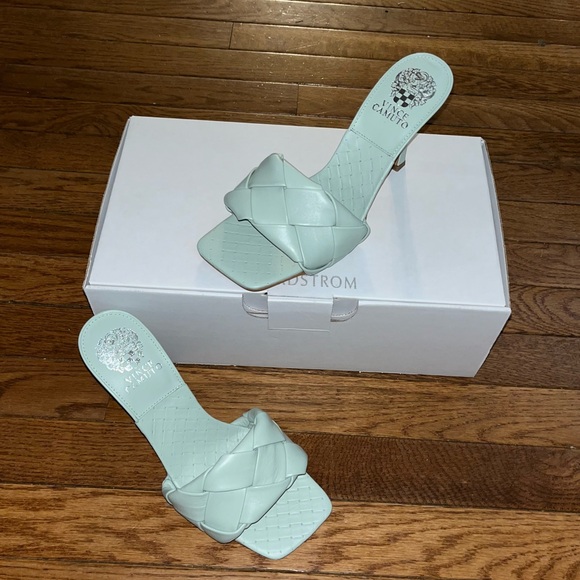 Vince Camuto Cool Mint Brelanie Braided Strap Sandals Women’s Size 8 - Picture 3 of 7